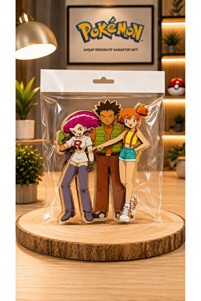 taso8090 POKEMON ÖZEL KESİM 6 KİŞİDEN OLUŞAN ÖZEL KAREKTERLER SERİSİ