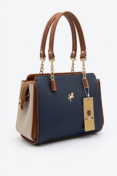 Miami Polo Club Miami Polo Club 5-Compartment Chain Hand Strap Detail Shoulde...