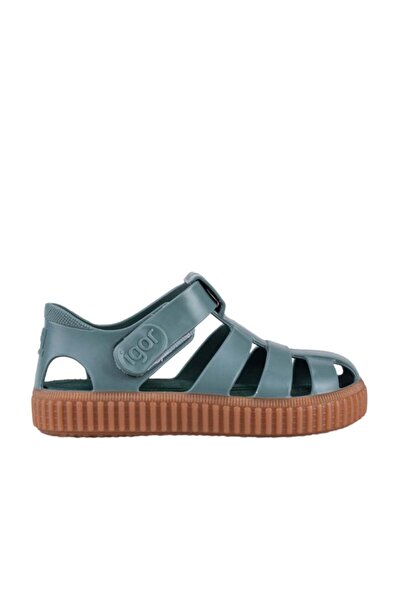IGOR Green Baby Sandals S10291 Nico Caramelo