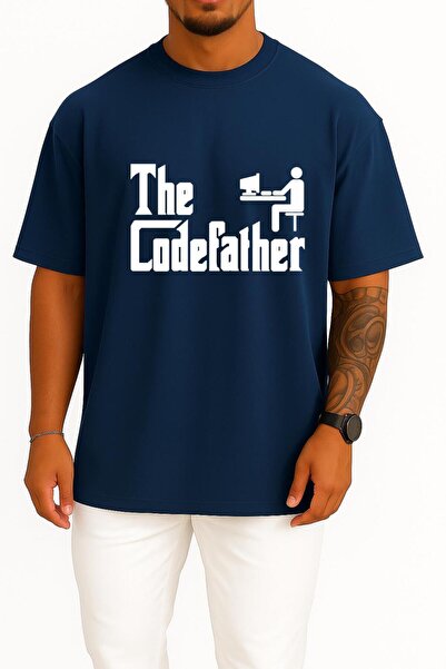 Bahriyeli Collection Oversized the Codefather - Computer Programmer Chest Pri...