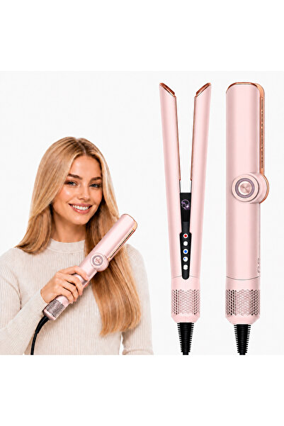 IBESPHERE Aparat Profesional de Îndreptat Părul cu Aer Cald 2-in-1, Putere 16...