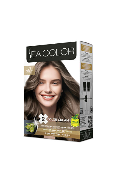 Sea Color Set Saç Boyası 7.1 Küllü Kumral