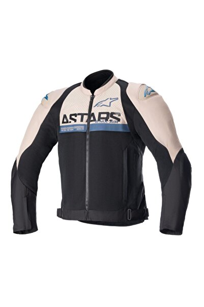 Alpinestars SMX Air Korumalı Motosiklet Montu Açık Kahverengi Siyah Mavi