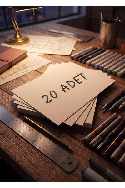 mr.paper 35x50 cm Resim Kağıdı - 120 Gr. - 20'li Kalın Dokulu Çizim Kağıdı (O...