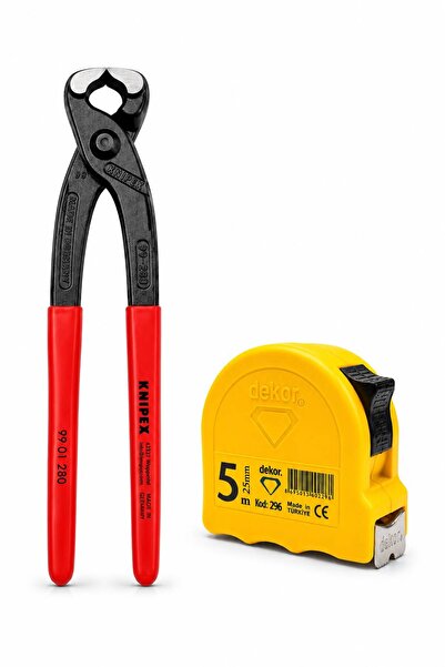 Knipex 99 01 280 280 mm Betoncu Kerpeteni + Dekor 5 m 25 mm Şerit Metre