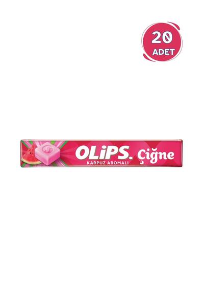 Olips Çiğne Karpuz Aromalı Ferahlatıcı Çiğnenebilir Şeker 47 gr - 20 Adet