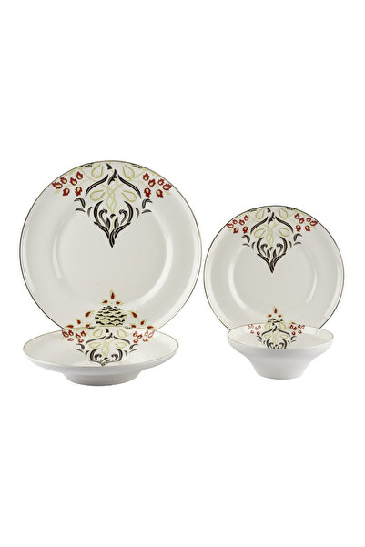 Mikasa Moor 24 Parça 6 Kişilik Aura Glasswork Yemek Takımı