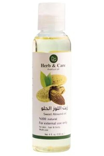 Herb هيرب آند كير زيت اللوز الحلو 118 مل للعناية بالبشرة والشعر