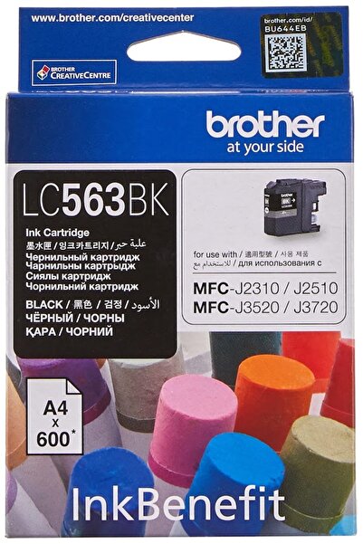 Brother Ink Cartridge, Black [lc563bk]