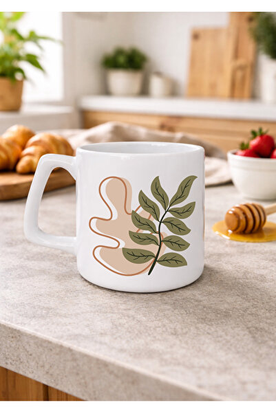 Eylül Design Boho Design Printed Mug Luxury Coffee Mug 250 ml