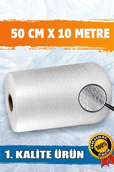 1.kalite Balonlu Naylon Patpat Eşya Koruma Naylon Pat Pat - 50cmx10mt Ambalaj Pıt Pıt