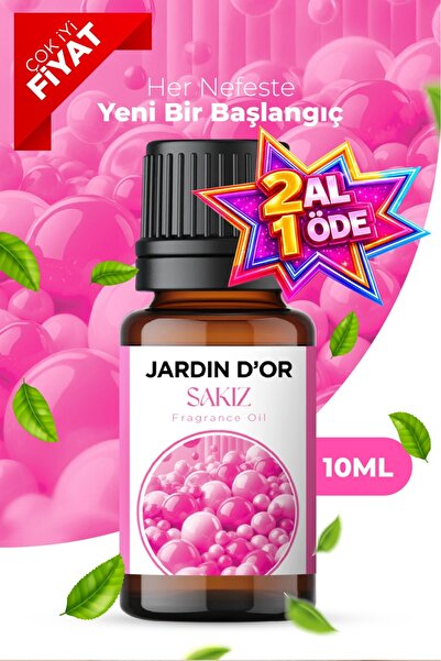 JARDIN D'OR Sakız Esansiyel Uçucu Koku Yağı Buhurdanlık Yağı Difüzör Esansı O...