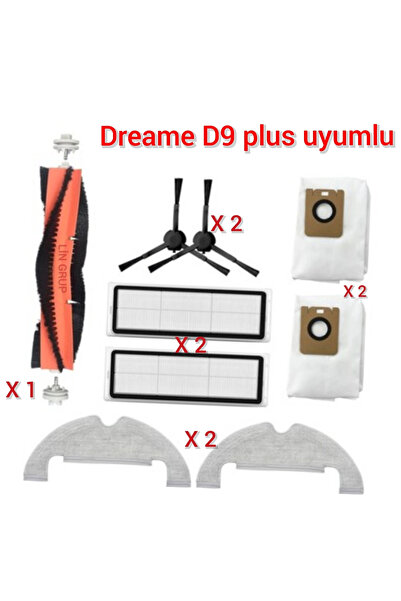 LİN GRUP Dreame D9 Plus Compatible Spare Parts Kit