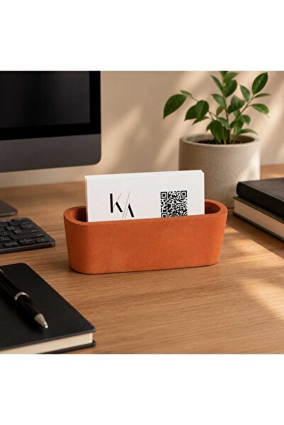 KARRA Tile Concrete Business Card Holder