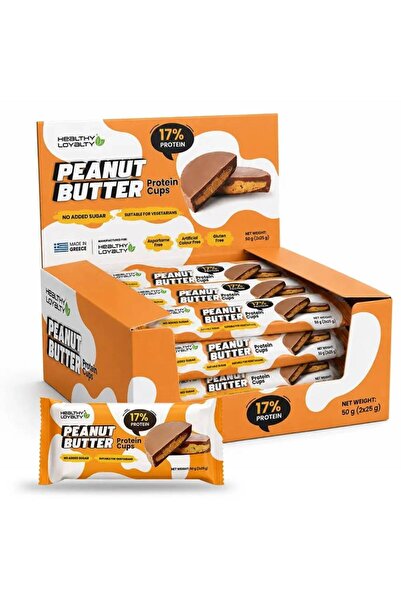 Healthy Loyalty Peanut Butter Protein Cups, Box Of 15 Pieces