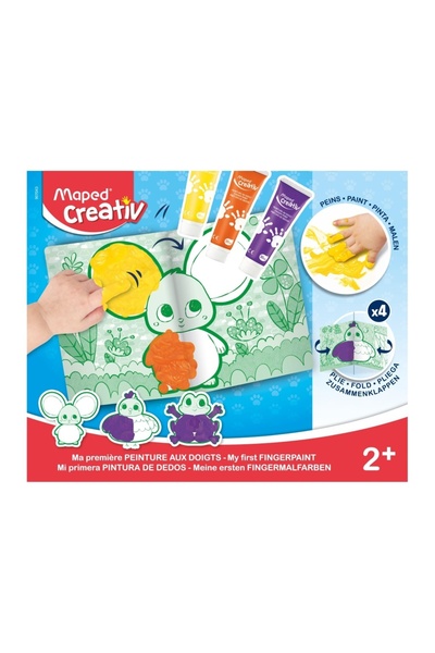 Maped Primul meu set creativ de pictură cu degetele, sus-jos
