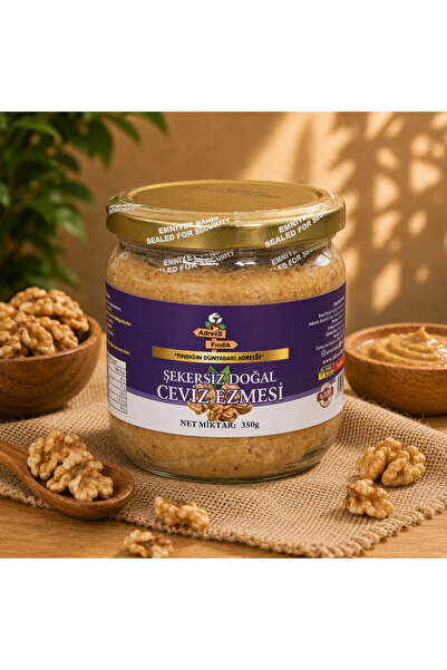 AdressFındık Şekersiz Doğal Ceviz Ezmesi 350 G