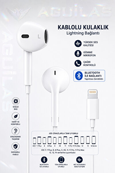 AGUILAS Ios 7 7 Plus 8 8 Plus-x-xs-11-11pro-maxUyumlu Versiyon Lightning Blue...