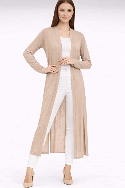 Neden Tekstil Long Thin Knitwear Cardigan Straight Cut Seasonal Loose Cardiga...