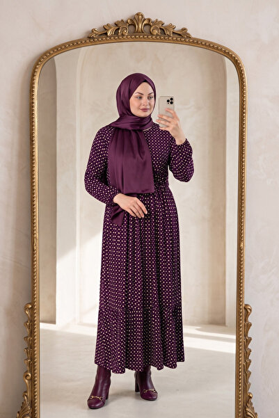 Juliet Deluxe Γυναικείο μακρυμάνικο φόρεμα χιτζάμπ από υφαντό ύφασμα βισκόζης...