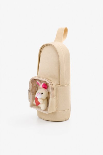 QUOVO Multifunctional Large Capacity Pencil Holder/Pencil Case with Teddy Bear Gift