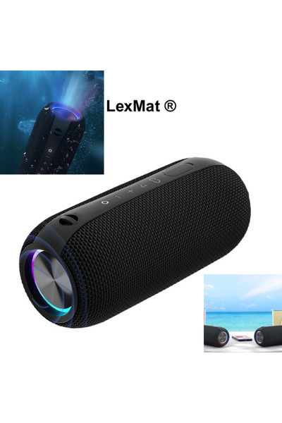 LexMat Boxa portabila impermeabila Bluetooth : rezistenta la apa IPX7