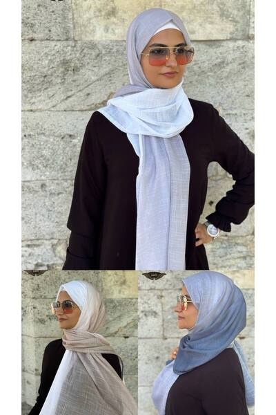 ALDAIYR Double Color Flamed Shawl Digital Degraded