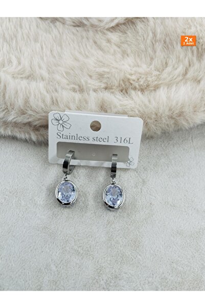 Bozhi Earrings Steel Gold Minimal Elegance