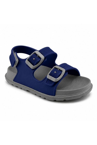 Rexba Boys' Gray Daily Sandals - Lightweight Comfortable Non-Slip Sole Summer...