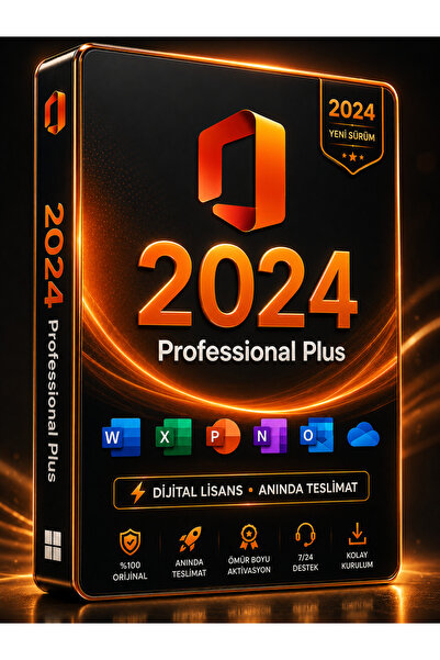 Genel Markalar Office2024 Professional Plus Dijital Lisans Anahtarı Kalıcı Ke...