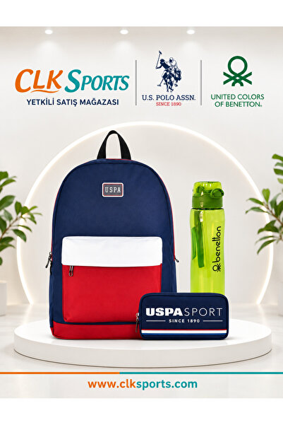 U.S. Polo Assn. Base. Polo Assn. Backpack , U.S. Polo Assn. Pen Bag - Water B...