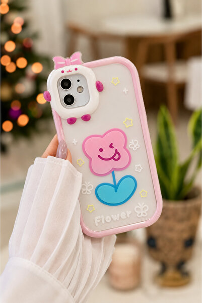 Go Aksesuar iPhone 11 Uyumlu Kurdele Desenli Kılıf