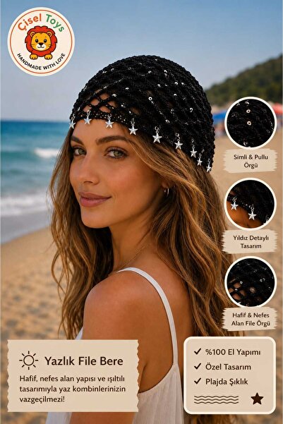 CiselToys Plaj Örme Saç Aksesuarı File Bandana