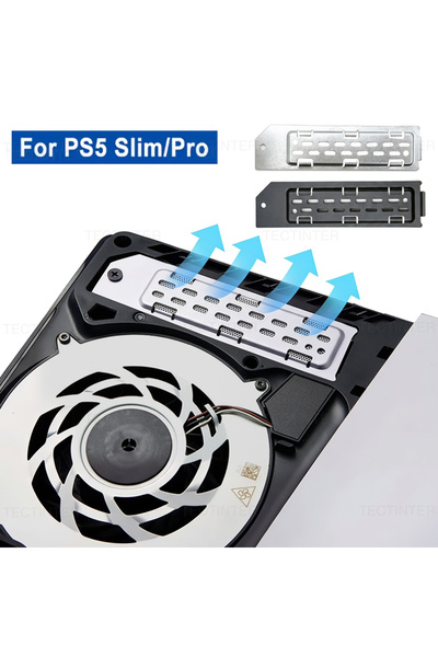 Choice black Heatsink Dust Cover for PS5 Slim/Pro Console Heat Dissipation M....