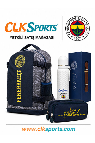 Fenerbahçe Okul-Sırt Çantası - Lisanslı Bardaklı Kapak Çelik Termos