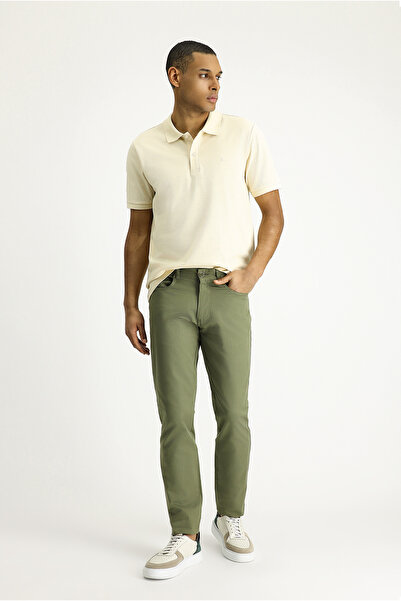 Kiğılı Regular Fit Standard Cut Lycra Canvas / Chino Trousers