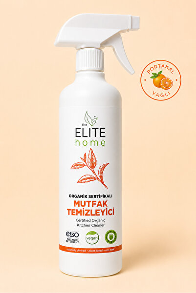 The Elite Home Portakal Yağlı Organik Ve Vegan Sertifikalı Mutfak Temizleyici...