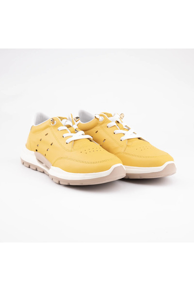 MRCALVANO Kadın %100 Hakiki Deri Sneaker Günlük Premium Spor Ayakkabı
