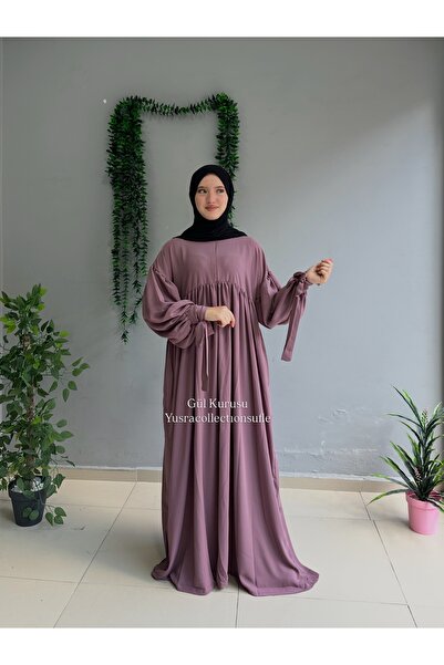 Yüsra Collection Φόρεμα με λουράκια Ferace Tesettür Liza