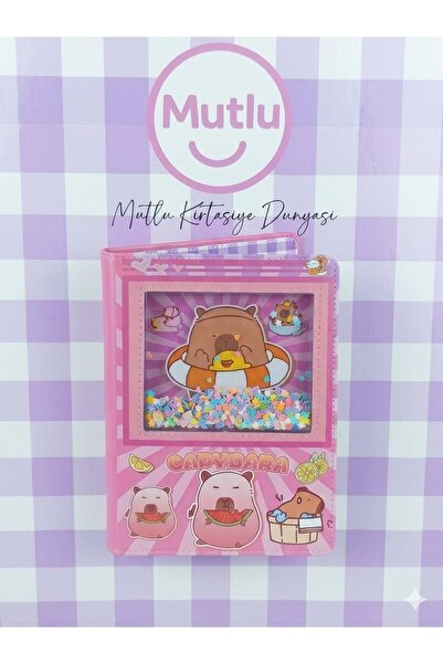 Mutlu Kırtasiye Dünyası Capybara Defter 1