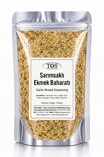 TOS The Organic Spices Sarımsaklı Ekmek Baharatı 100 gr Garlic Bread Seasonin...