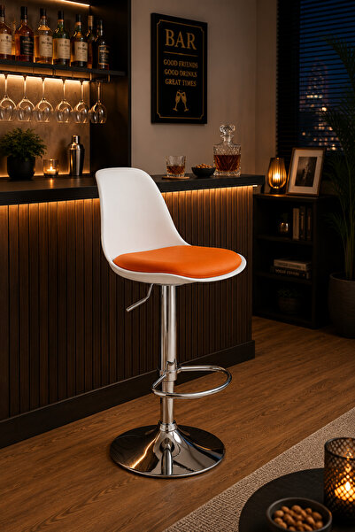 EVOFİSDUNYASİ Vegas Modern Bar Ve Mutfak Adası Sandalyesi
