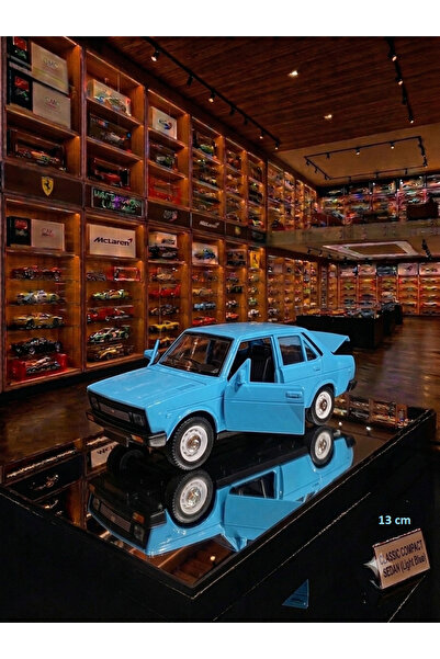 OYUNCAKSAHİLİ Murat 131 Şahin 1980 Nostalji 13cm Model Metal Çekbırak Araba 2...