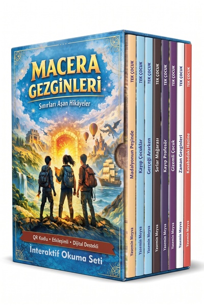 Tandem Yayınları 3. 4. sınıflar için okuma kitapları MACERA GEZGİNLERİ 8 adet...
