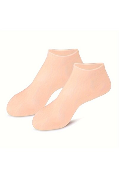 Choice 2PC-Skin Silicone Moisturizing Foot Socks, 2 Pack, for Dry and Cracked...
