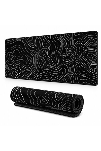 Mcstorey XXL Oyuncu Mouse Pad 90x40 cm 3mm Dikişli Kaymaz Taban Büyük Gaming ...