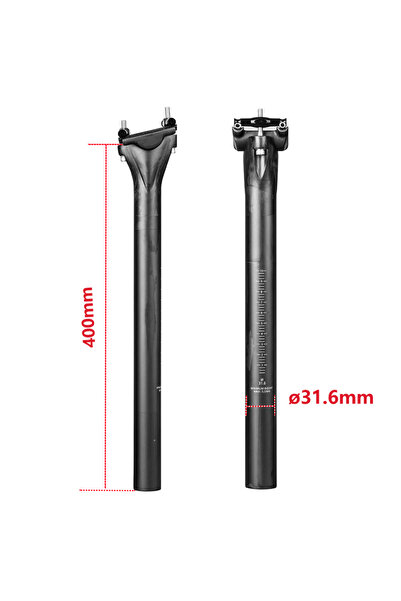 Choice1 31.6X400MM ELITAONE Carbon Seatpost MTB/ Road Bike Seatpost 27.2/30.9...
