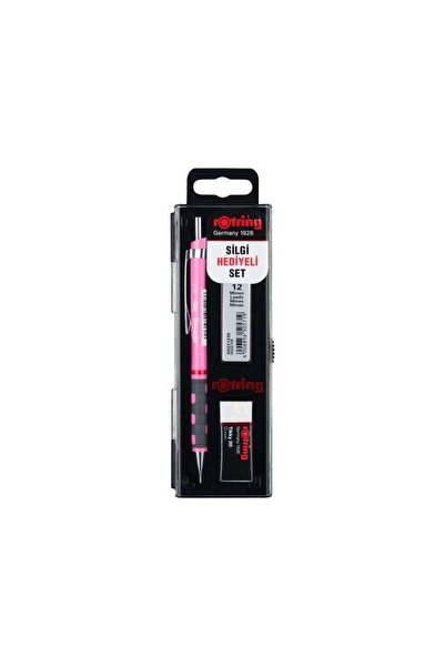 Rotring Tikky 0.7 mm Uçlu Kalem Silgi Hediyeli Pembe Renk