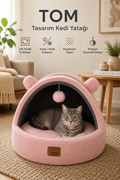 Jungolica Pet Products Tom, Çıkarılabilir Minderli, Ultra Yumuşak, Konforlu, ...