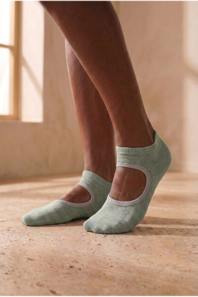 Katia&Bony Women's Asta Yoga / Pilates Step Socks Green